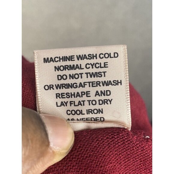 Philosophy Woemens‎ 3/4 Sleeve V-neck Red Shirt Size Medium - Picture 6 of 6